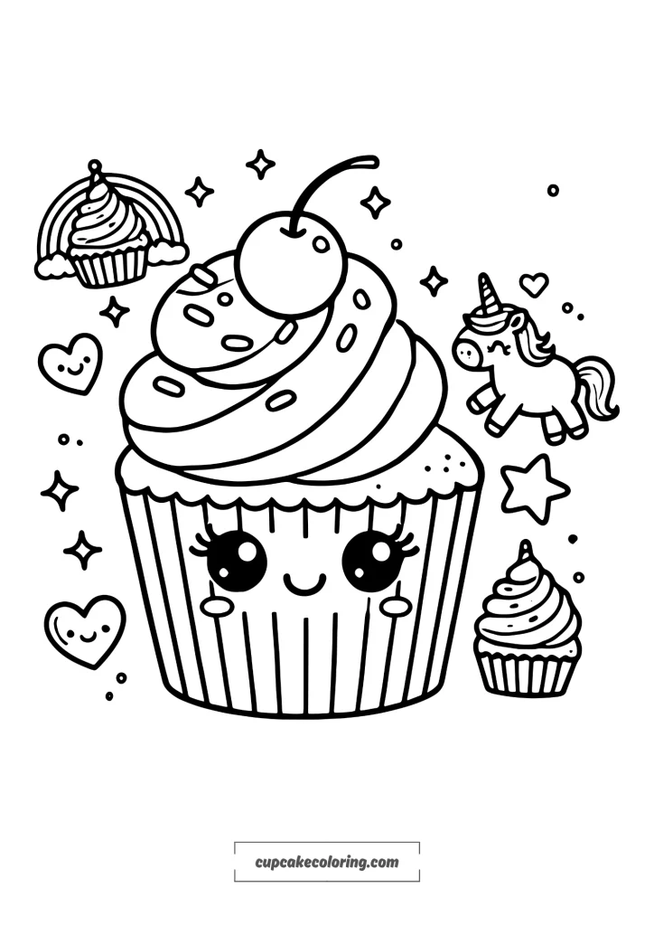 A-simple_-cute-cupcake-coloring-page-with-more-adorable-features