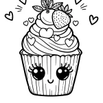 blank-cupcake-coloring-page-free-printable-with-fruits-and-hearts