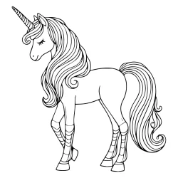 free printable coloring pages of unicorns – cute and adorable for kidst to color