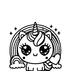 funny and easy pictures to color of unicorns for todlers easy coloring page free to download
