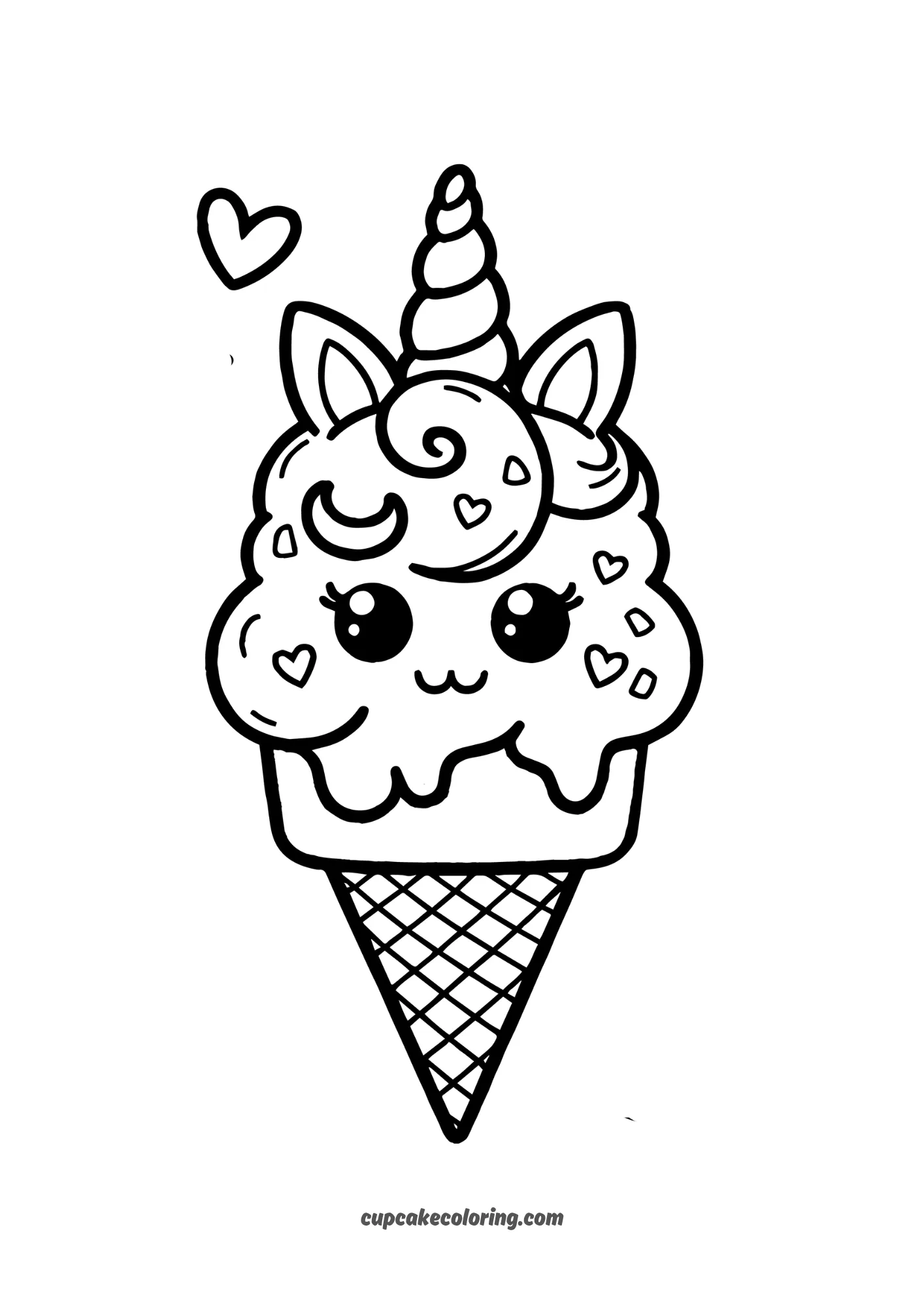 summer icecream unicorn images coloring pages to color – august