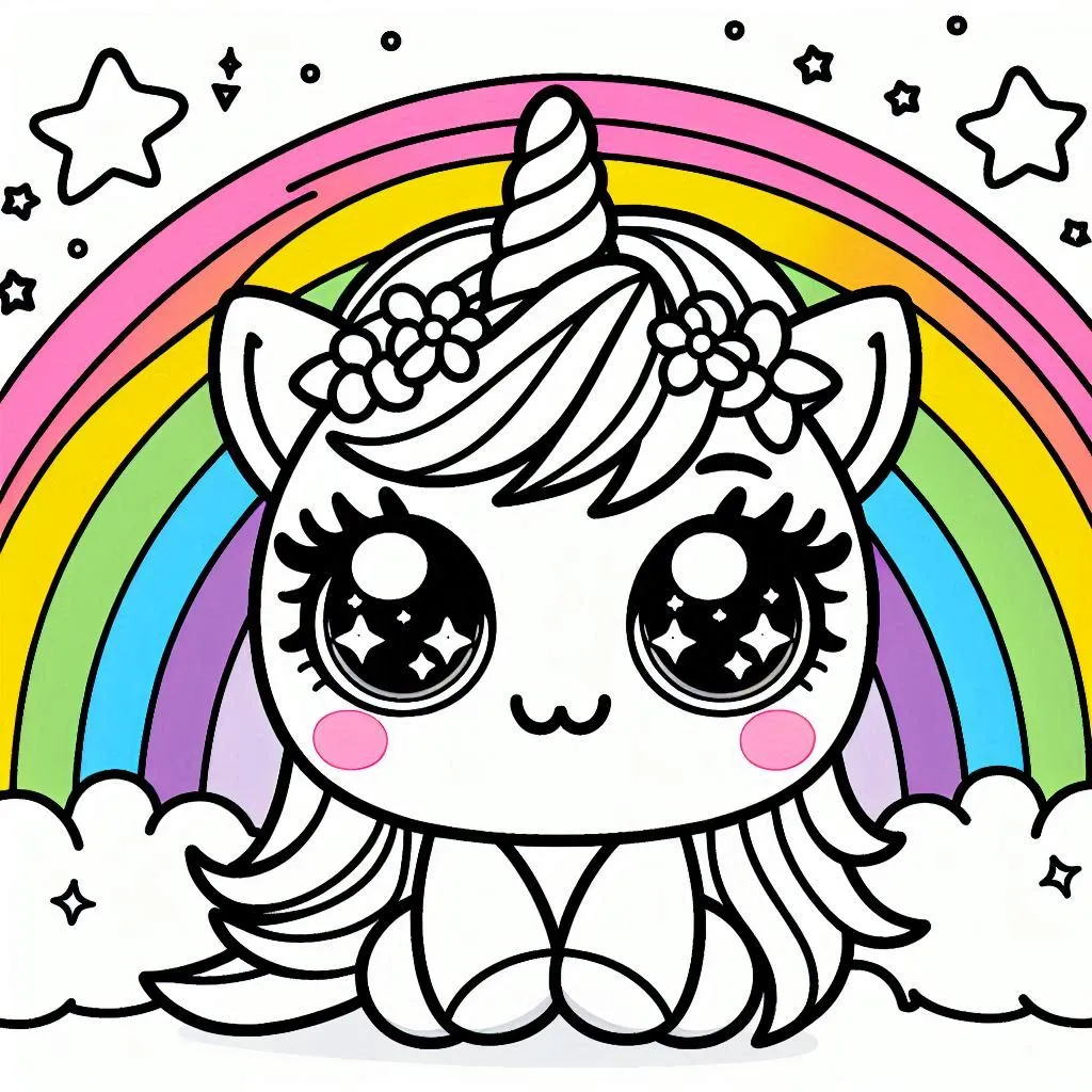 unicorn coloring pages