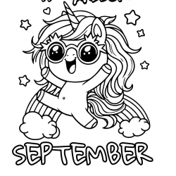 unicorn free coloring pages for september awsome