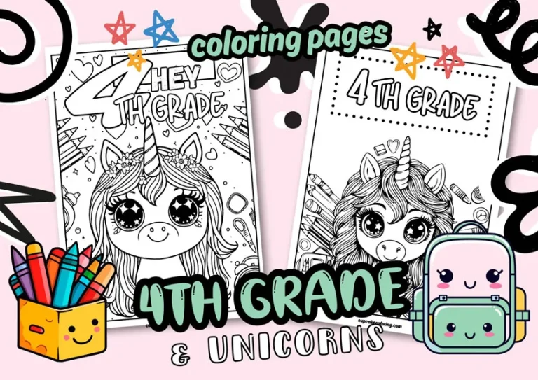 Free coloring pages for 4th graders