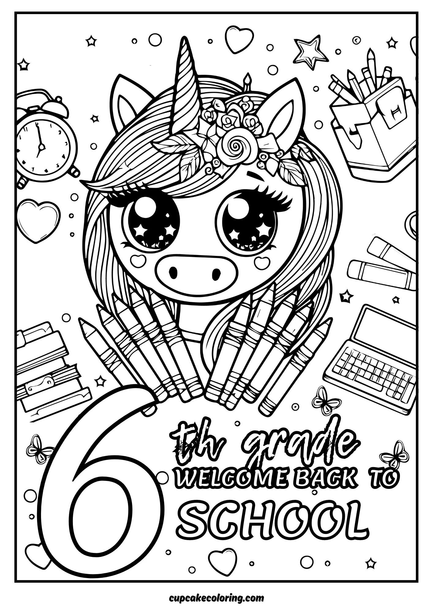 coloring pages for 6th graders free