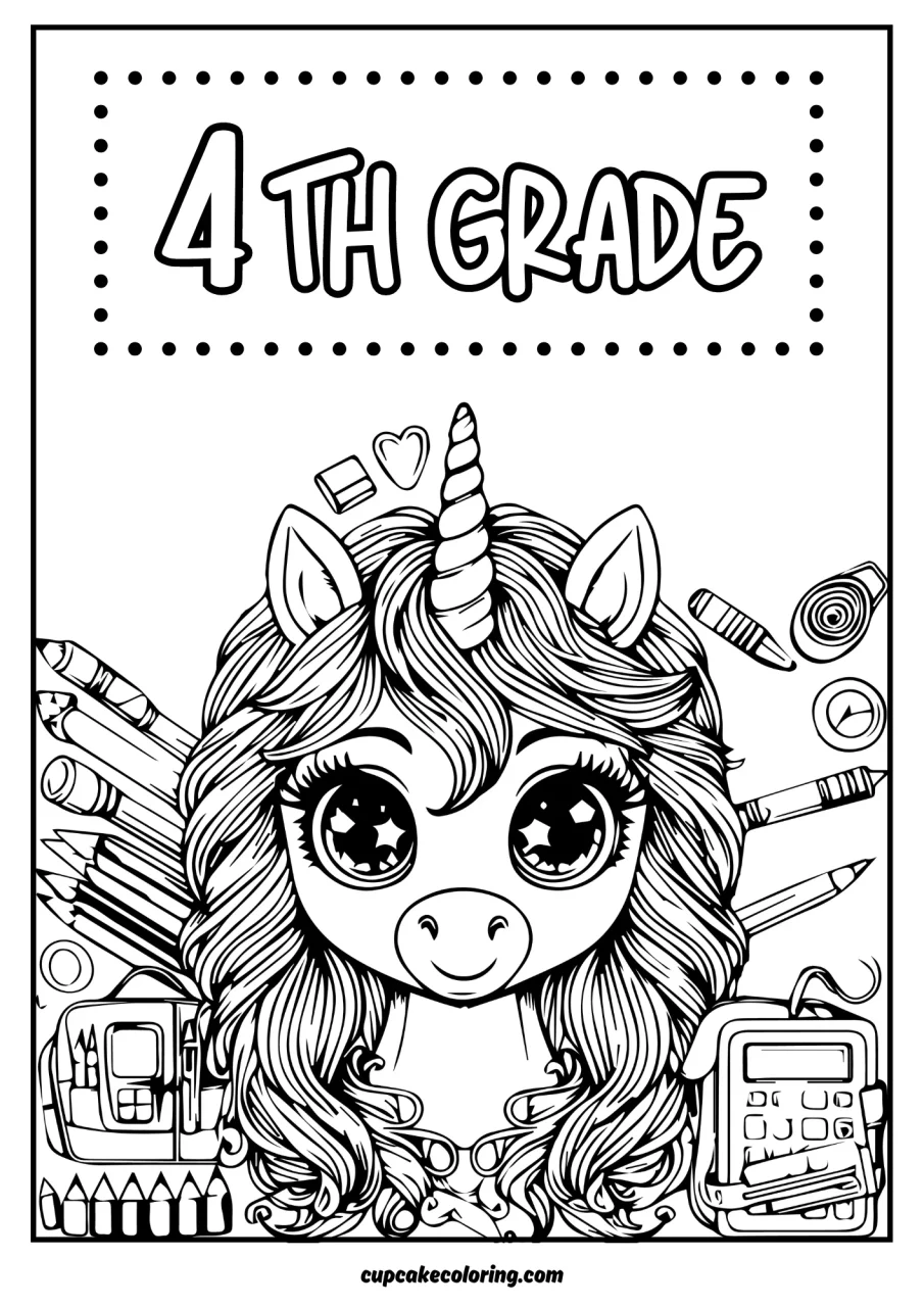 coloring pages for fourth graders