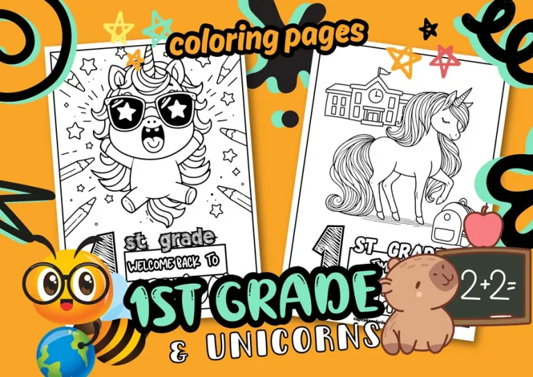 free coloring pages for 1st graders