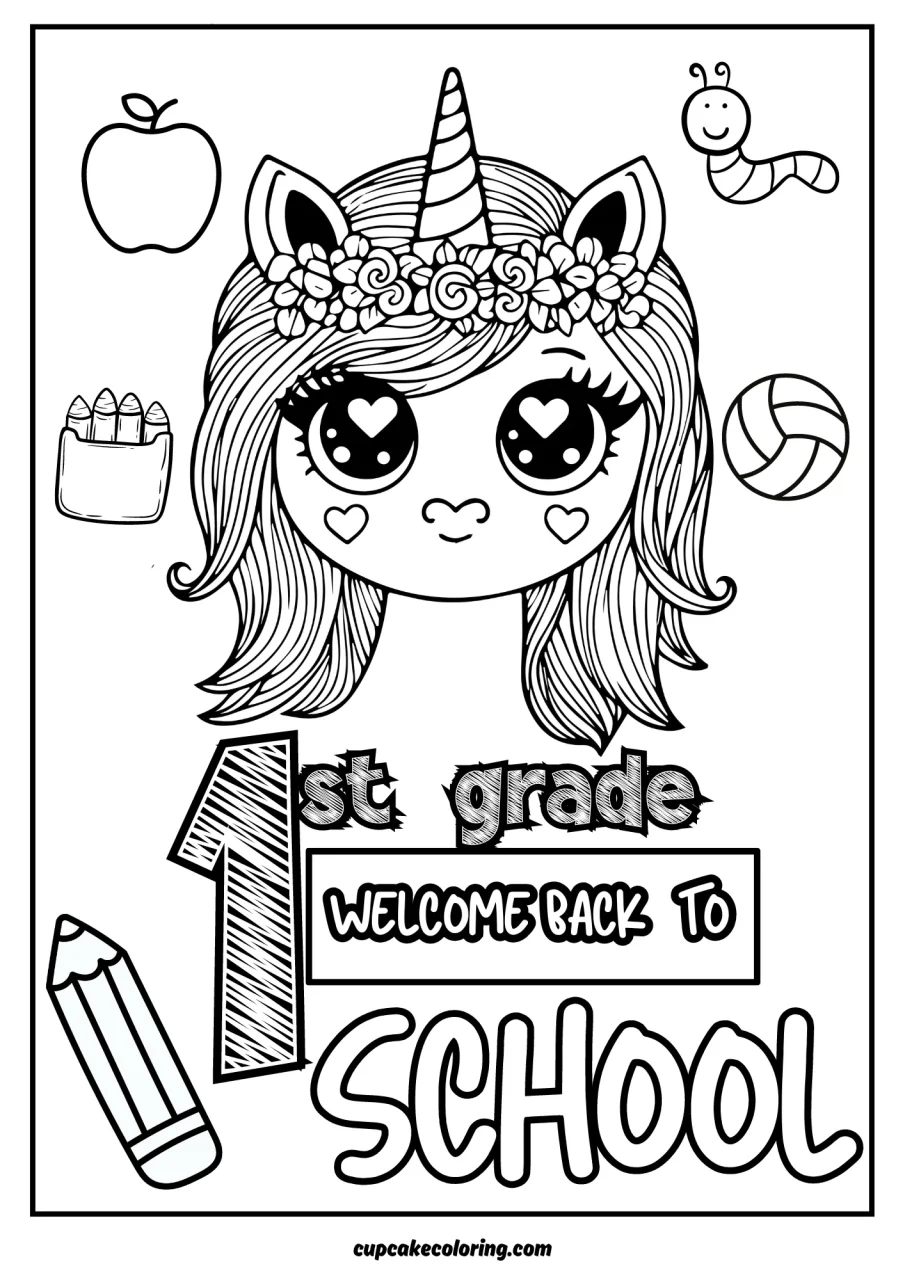 free coloring pages for 1st graders