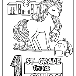 free printable coloring pages for first graders