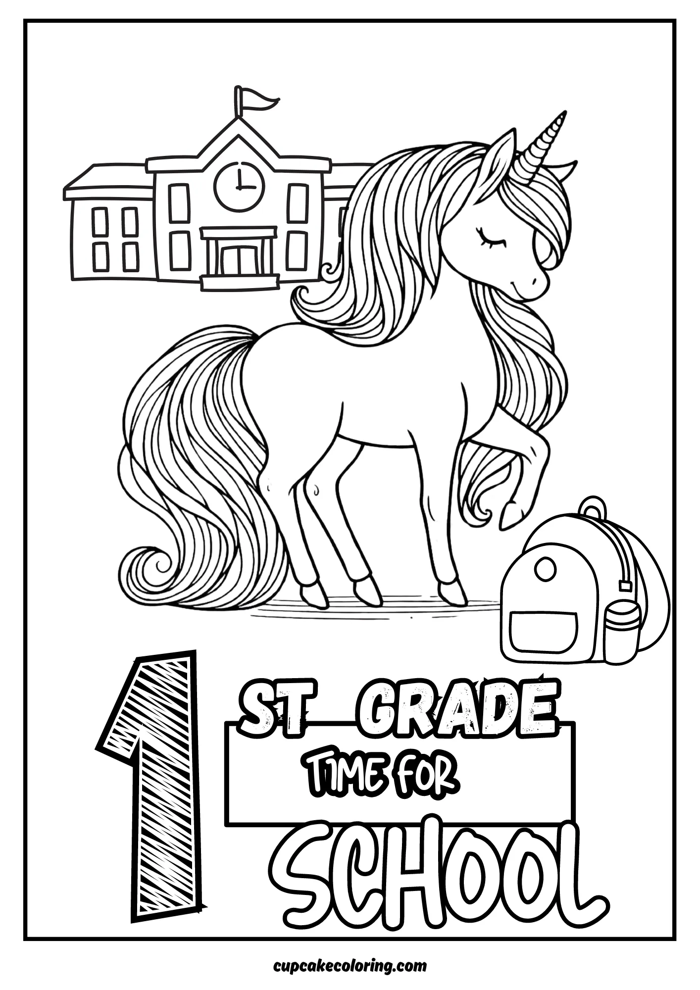 free printable coloring pages for first graders