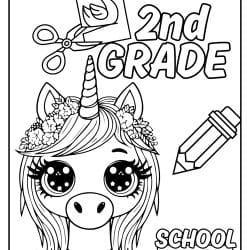 fun coloring sheets for 2nd grade