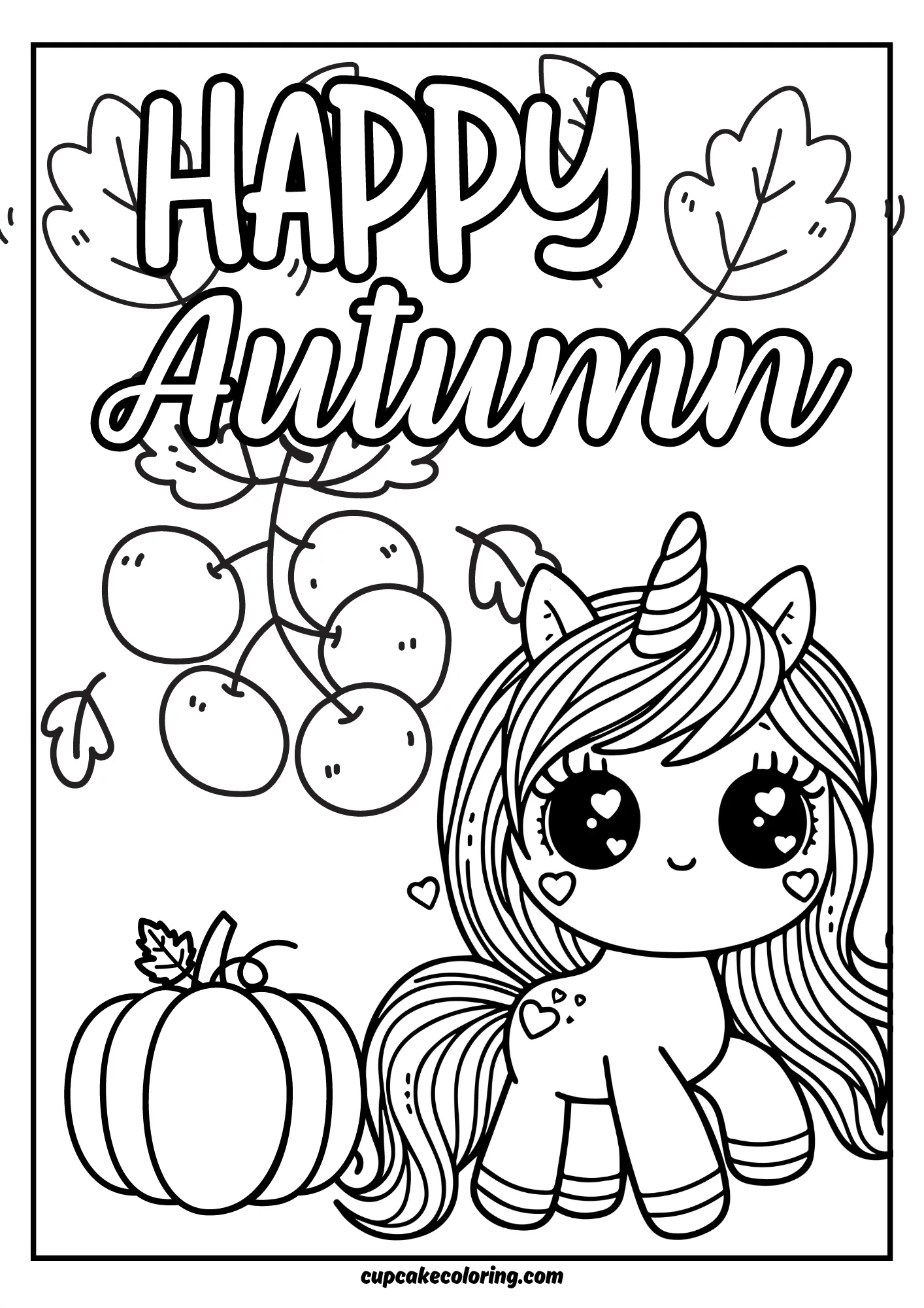 autumn coloring pages for kindergarten