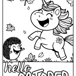 free autumn coloring pages for kindergarten to print – october