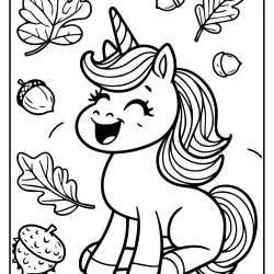 free printable fall coloring pages cute with leafs falling