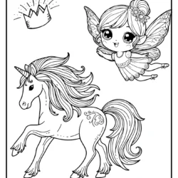 fairy flying in the air happy