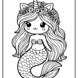 unicorn cat coloring pages -summer pic to color free printable
