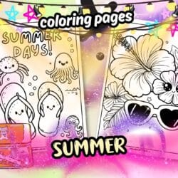 summer coloring pages free printable